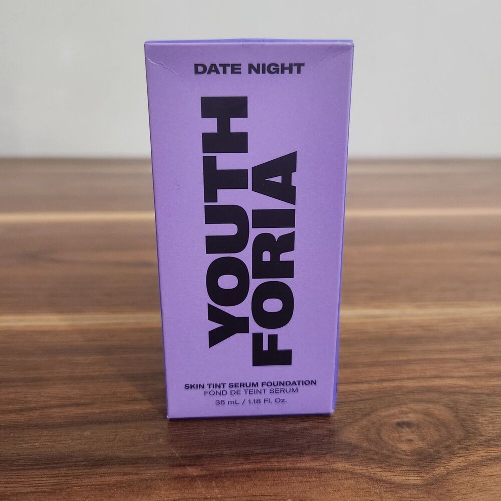Youth Foria Date Night Skin Tint Serum Foundation #260 Light Medium 1.18 oz